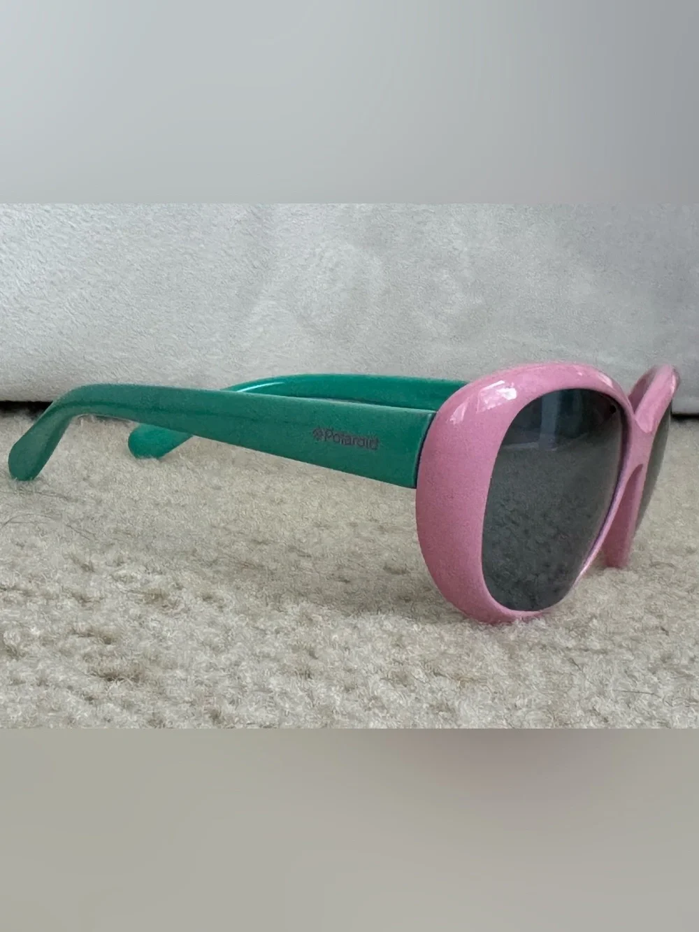 Polaroid Kids’ PLD 8004/S T5FJB Pink/Turquoise Sunglasses